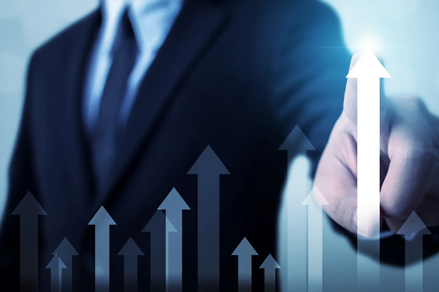 Business development to success and growing growth concept.