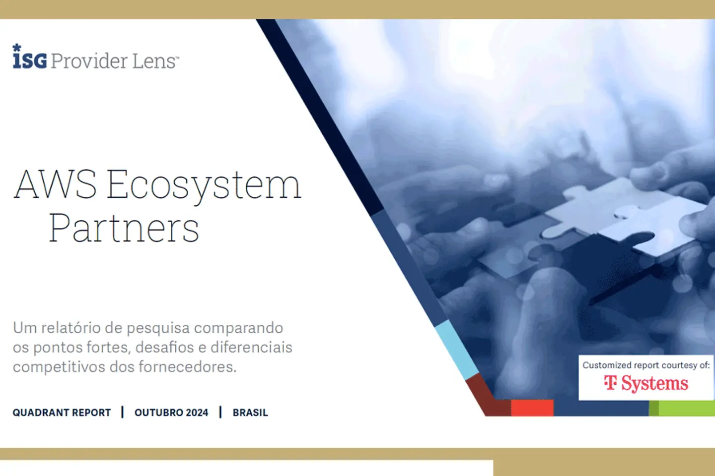 Página de rosto e três páginas subsequentes do white paper como captura de tela: AWS Ecosystem