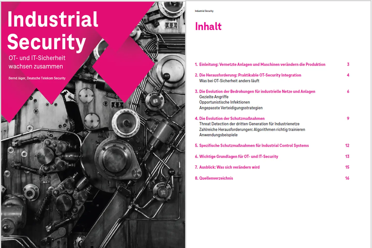 Screenshot vom Cover und von der nächsten Seite des Whitepapers: 