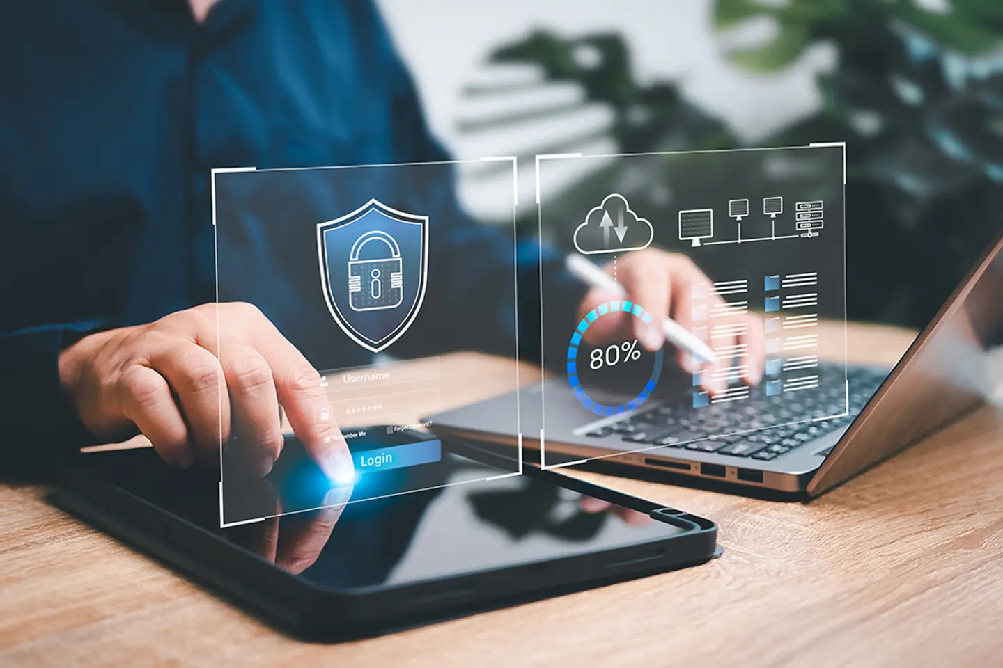 Enfoque de ciberseguridad y gestión de documentos en línea