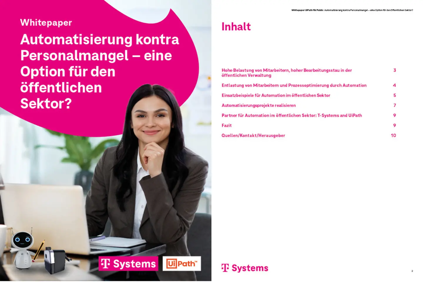 Titelblatt und drei Folgeseiten des Whitepapers als Screenshot