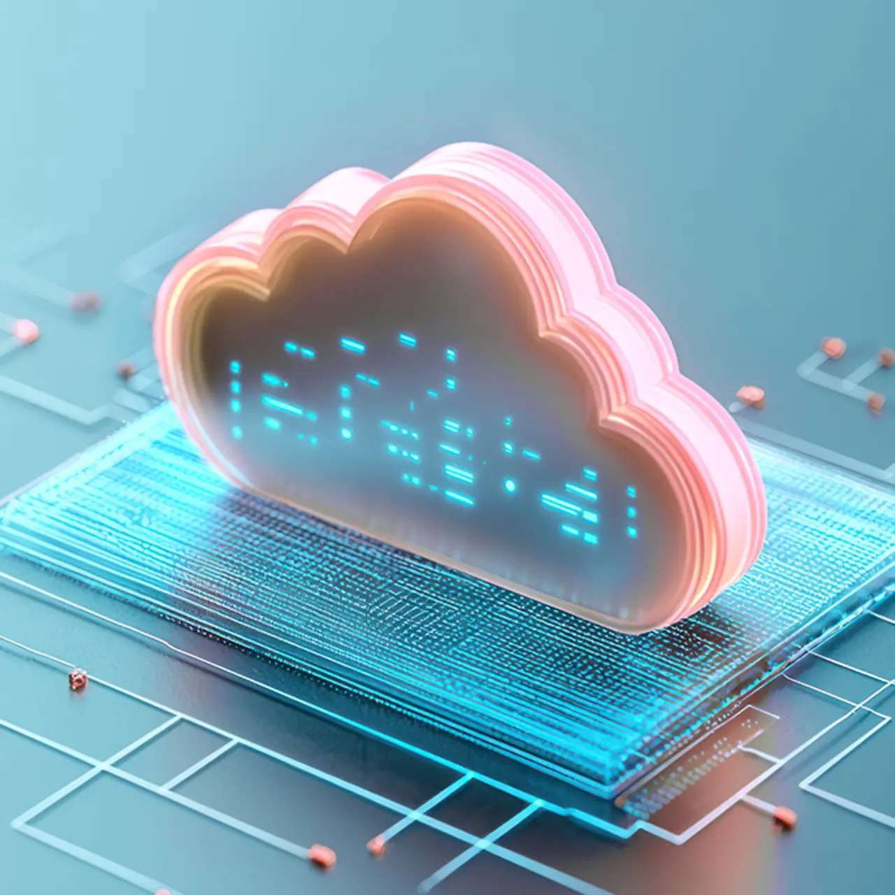 Estructura digital de nube