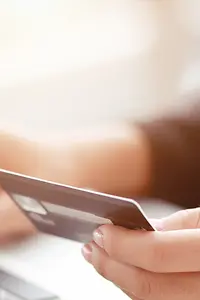 AI-generated image - Online payment by using laptop computer with credit card