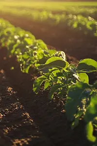 KI-generiertes Bild - Fertile soil supports an abundance of crops