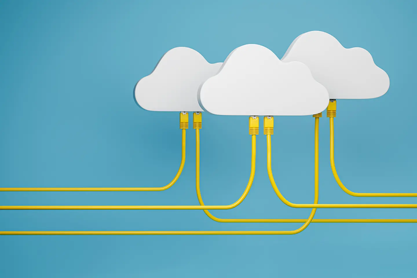 Animation image of cloud computing